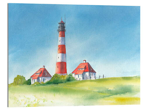 Tableau en plexi-alu Phare de Westerheversand