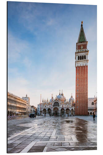 Quadro em alumínio Sunrise at St Mark's square, Venice