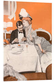 Acrylglasbild Wirf das Silberpapier vom Käs nicht weg - Ferdinand von Reznicek