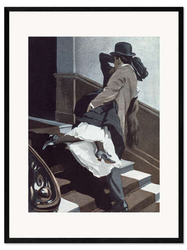 Framed art print A connoisseur