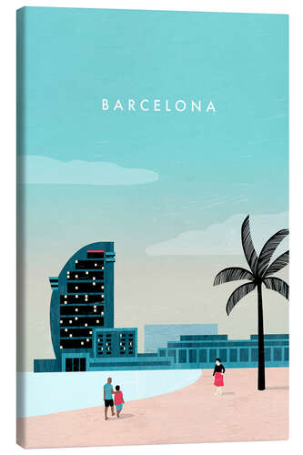 Canvas print Barcelona