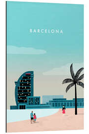 Magnettafel Barcelona