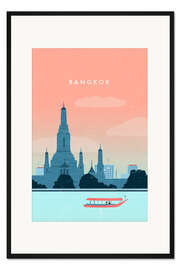 Gerahmter Kunstdruck Bangkok