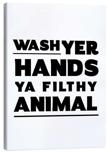 Canvastavla Wash yer hands