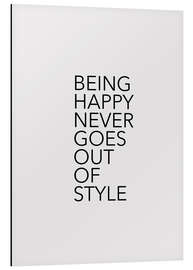 Magnettafel Being Happy