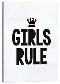 Canvas print Girls rule