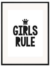 Gerahmter Kunstdruck Girls rule