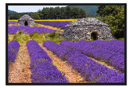 Gerahmter Kunstdruck Provenceidylle