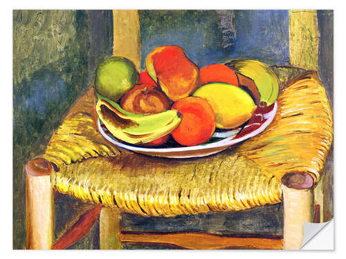 Autocolante decorativo Still life with a stool