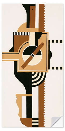 Wall sticker Brown engineer