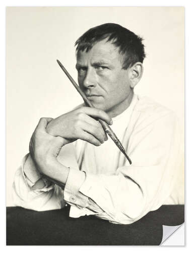 Wall sticker Otto Dix with brush