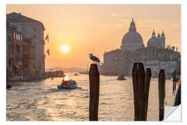 Wall sticker Romantic sunrise in Venice