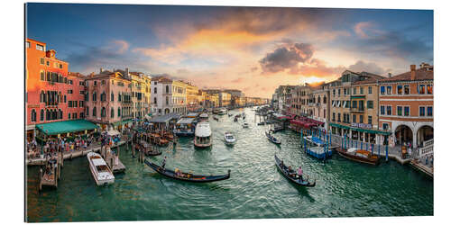 Gallery print Sunset over the Grand Canal