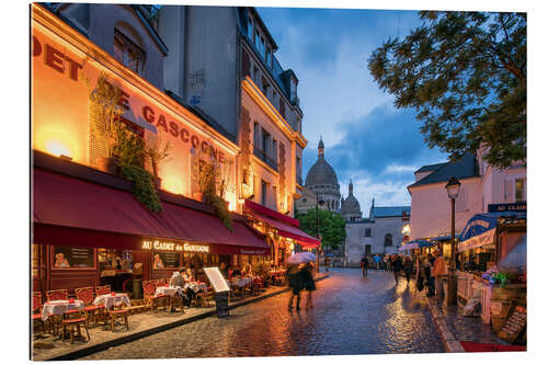 Galleriprint Street scene in Montmartre, Paris