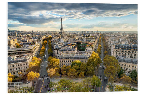 PVC-taulu View over the rooftops of Paris