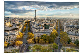 Magnettafel Blick über die Dächer von Paris