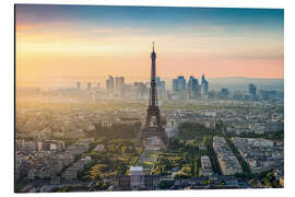 Magnettafel Pariser Skyline mit Eiffelturm