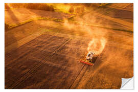 Autocolante decorativo Harvester at harvest