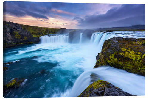 Leinwandbild Wasserfall der Götter