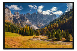 Gerahmter Kunstdruck Val Venegia