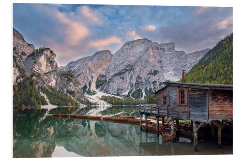 Foam board print Pragser Wildsee