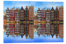 Tableau en PVC Reflets à Amsterdam 