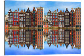 Gallery Print Reflektiertes Amsterdam