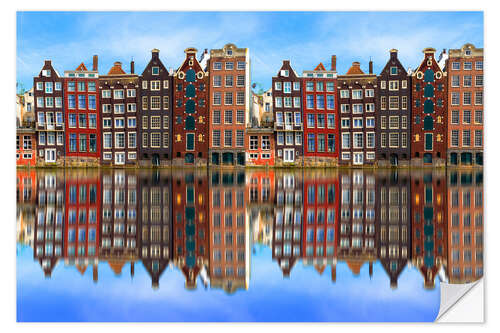 Wall sticker Reflected Amsterdam