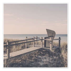 Tableau  Chaise de plage au bord de la mer Baltique - Andrea Haase Foto