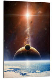 Magnettafel Ausflug im All