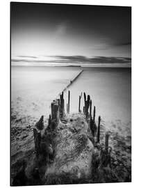Alubild Fragmente am Strand 