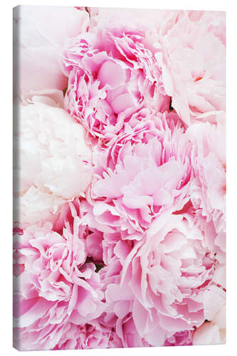 Canvas print Pink peonies