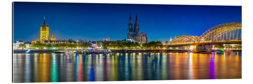 Tableau en plexi-alu Skyline de Cologne