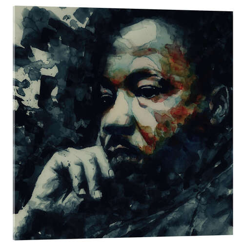 Tableau en verre acrylique Martin Luther King