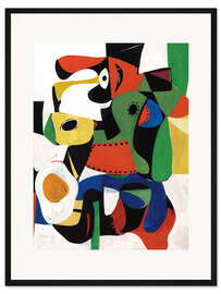 Gerahmter Kunstdruck Ohne Titel