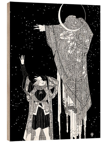 Tableau en bois Illustration, Hamlet de Shakespeare