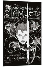 Aluminium print Shakespeare's Hamlet