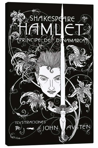 Tableau sur toile Hamlet de Shakespeare