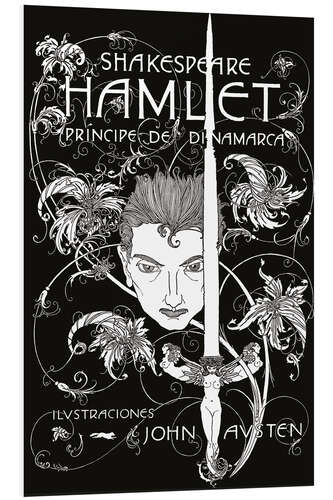 Cuadro de PVC Hamlet de Shakespeare