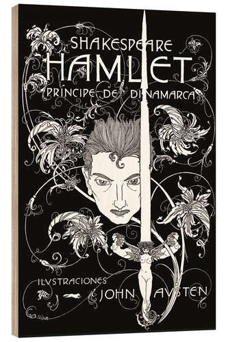 Wood print Shakespeare's Hamlet