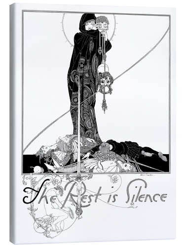 Canvas print The rest is silence