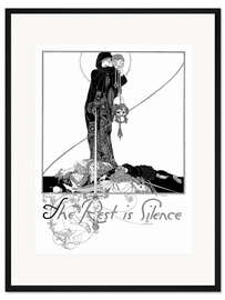 Gerahmter Kunstdruck Der Rest ist Stille