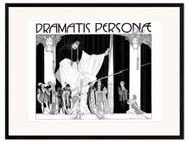 Ingelijste kunstdruk Dramatis Personae