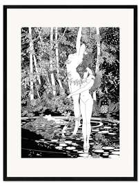Innrammet kunsttrykk Death of Ophelia