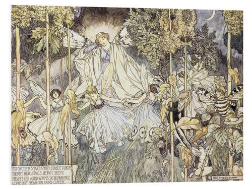 Foam board print Fairy Midsummer Night's Dream