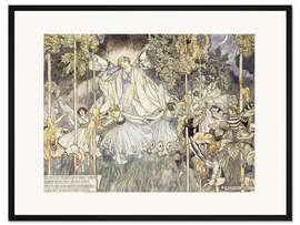 Gerahmter Kunstdruck Feenhafter Sommernachtstraum