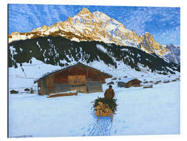 Aluminium print Adelboden