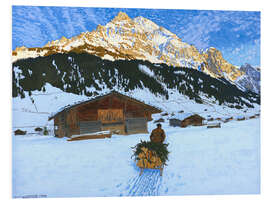 Foam board print Adelboden