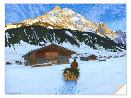 Sticker mural Adelboden