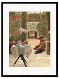 Framed art print Five o'clock tea